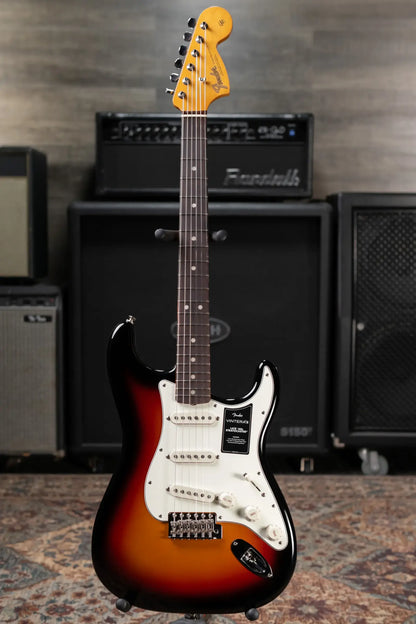 Fender Vintera III Late '60s Stratocaster Electric Guitar - 3-Color Sunburst with Gig Bag