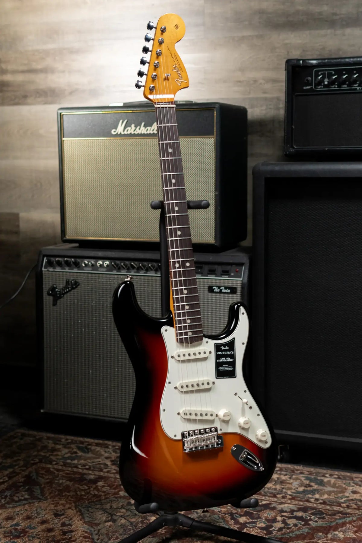 Fender Vintera III Late '60s Stratocaster Electric Guitar - 3-Color Sunburst with Gig Bag