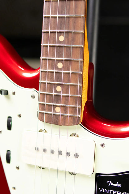 Fender Vintera III Mid '60s Jazzmaster Electric Guitar - Candy Apple Red with Gig Bag