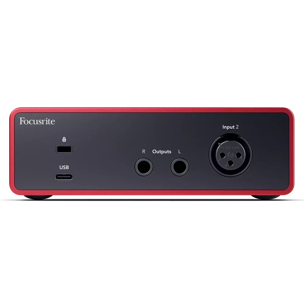 Focusrite Scarlett Solo 4th Generation Audio Interface back