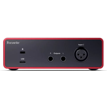 Focusrite Scarlett Solo 4th Generation Audio Interface back