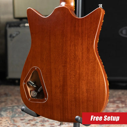 Frank Brothers Arcade Model Electric Guitar - Cadillac Green / Tortoise Shell with Hardshell Case - Used