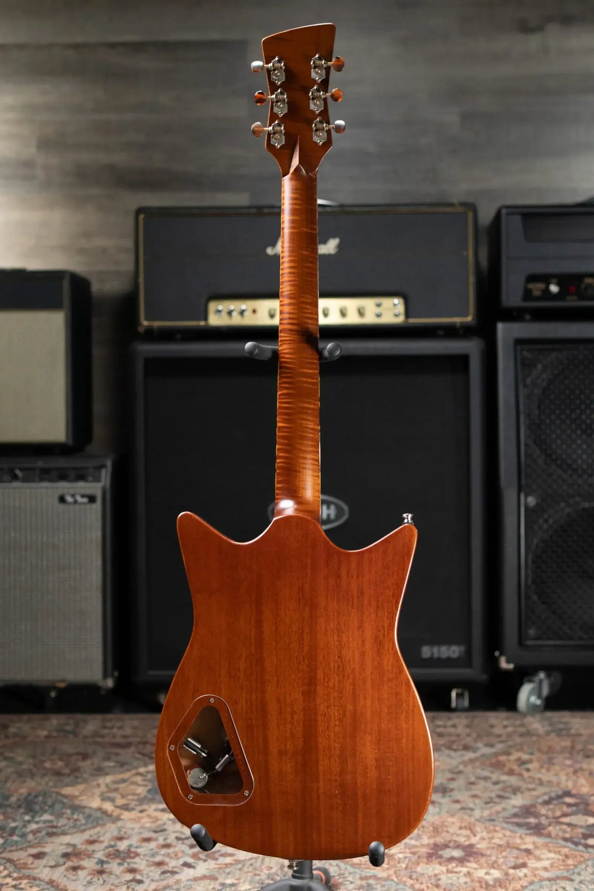 Frank Brothers Arcade Model Electric Guitar - Cadillac Green / Tortoise Shell with Hardshell Case - Used