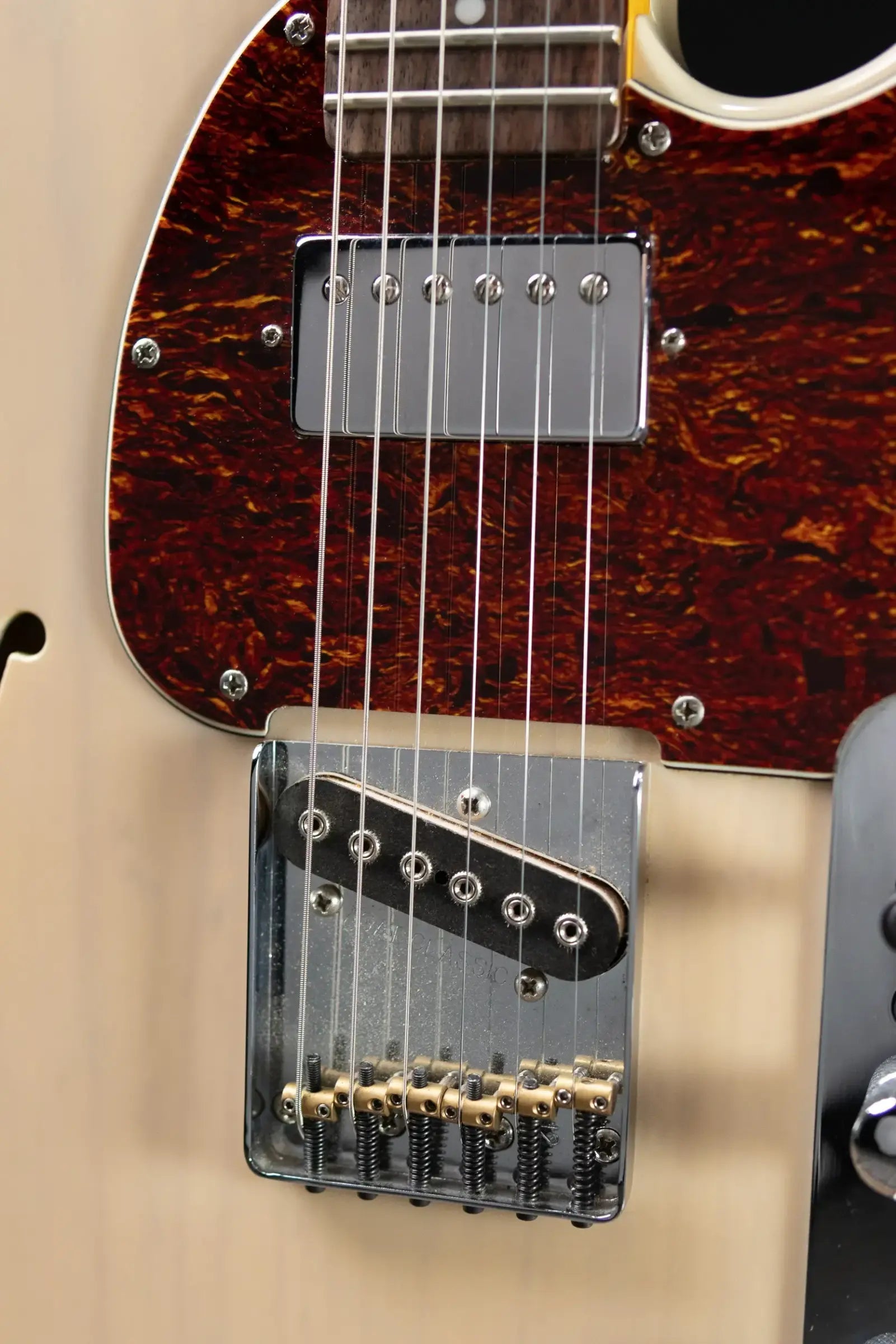 G&L Tribute ASAT Classic Bluesboy Semi-Hollow Electric Guitar - White Blonde with Gig Bag - Used