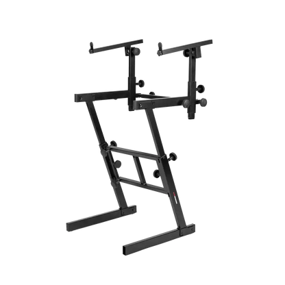 Gator Adjustable Z-Style Keyboard Stand with 2nd Tier Width and Height Adjustability