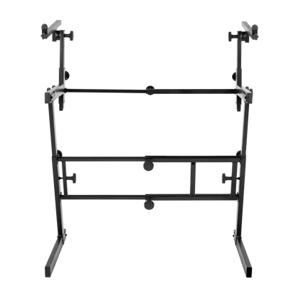 Gator Adjustable Z-Style Keyboard Stand with 2nd Tier Width and Height Adjustability