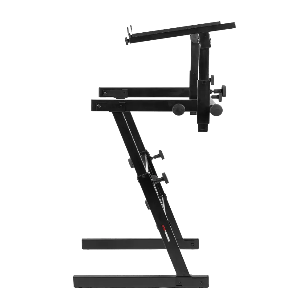 Gator Adjustable Z-Style Keyboard Stand with 2nd Tier Width and Height Adjustability
