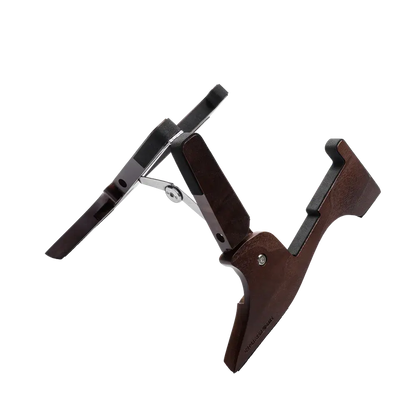 Gator Boomerang Foldable Wood Travel Guitar Stand - Walnut