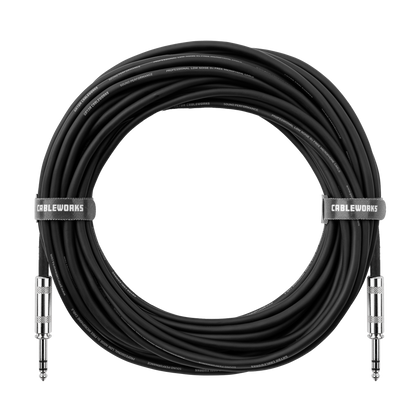 Gator Cableworks Backline Series Balanced TRS Cable - 30ft