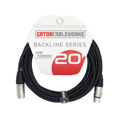 Gator Cableworks Backline Series XLR Cable - 20ft