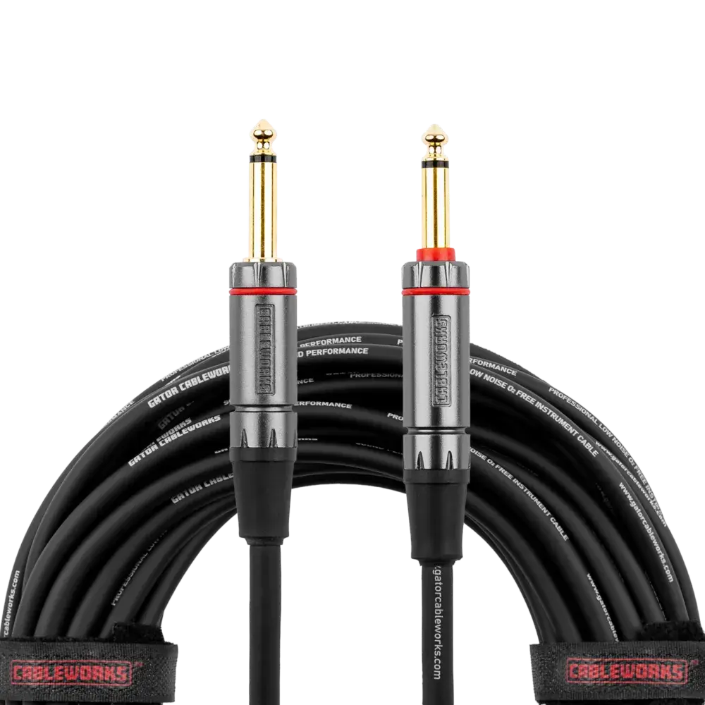 Gator Cableworks Headliner Series Instrument Cable - 10ft Quiet Connect