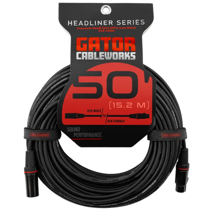 Gator Cableworks Headliner Series XLR Cable - 50ft
