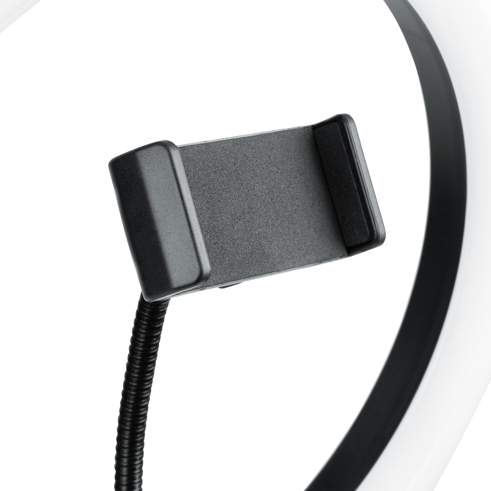 Gator Ring Light Round Base Desktop Stand With Phone Clamp