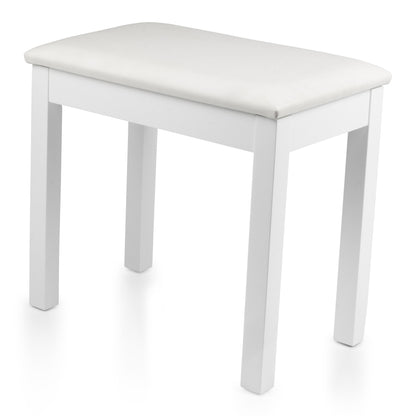 Gator Traditional Wooden Piano Bench In White