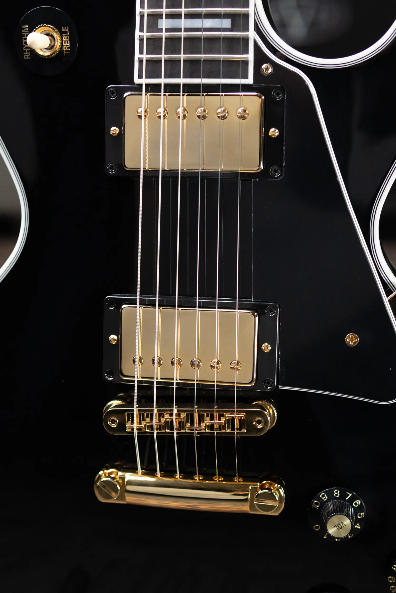 Gibson '70s Les Paul Custom Electric Guitar - Ebony with Hardshell Case