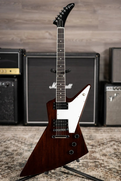 Gibson 70s Explorer Electric Guitar -  Dark Walnut with Hardshell Case