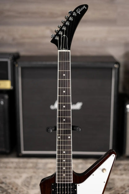 Gibson 70s Explorer Electric Guitar -  Dark Walnut with Hardshell Case