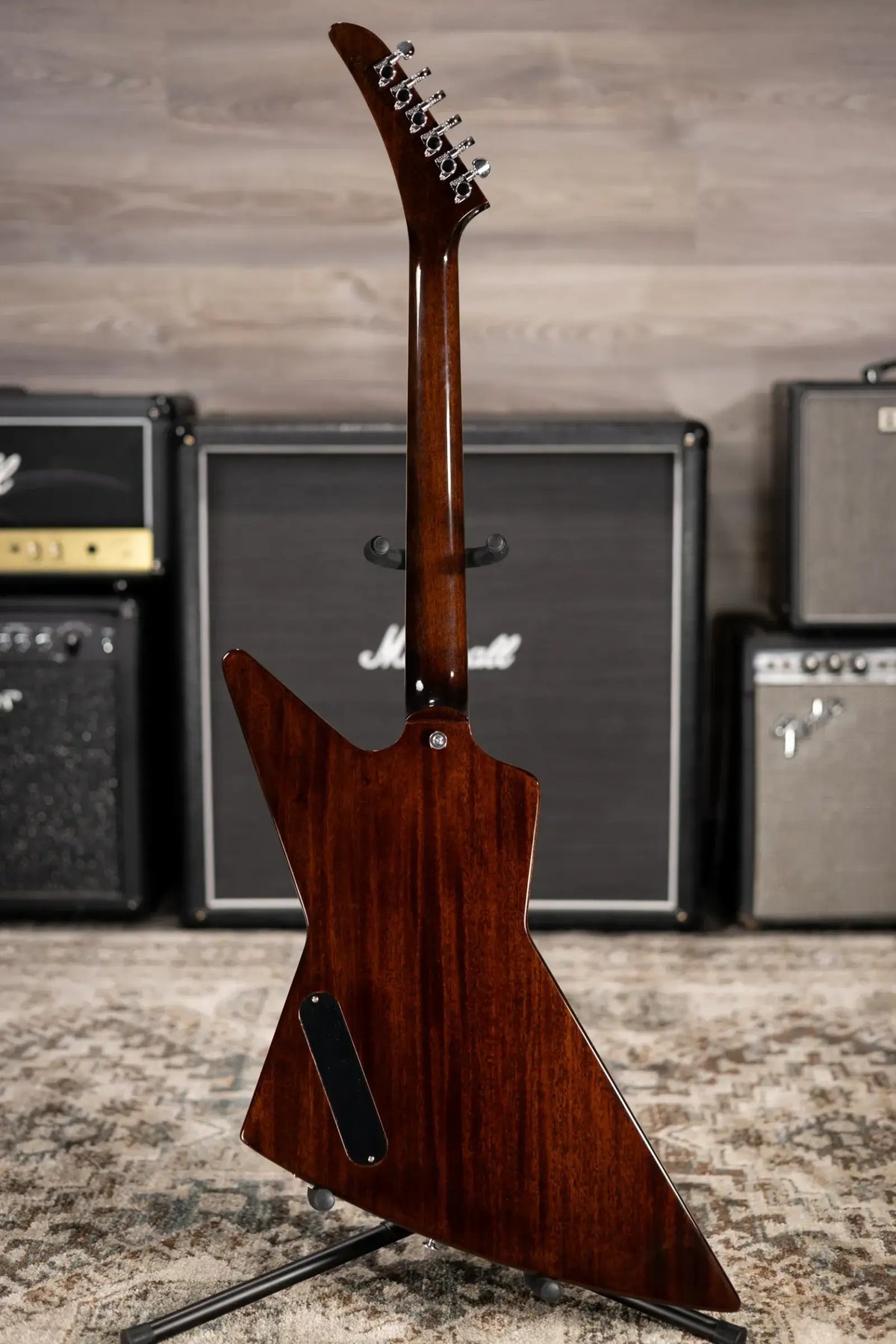Gibson 70s Explorer Electric Guitar -  Dark Walnut with Hardshell Case