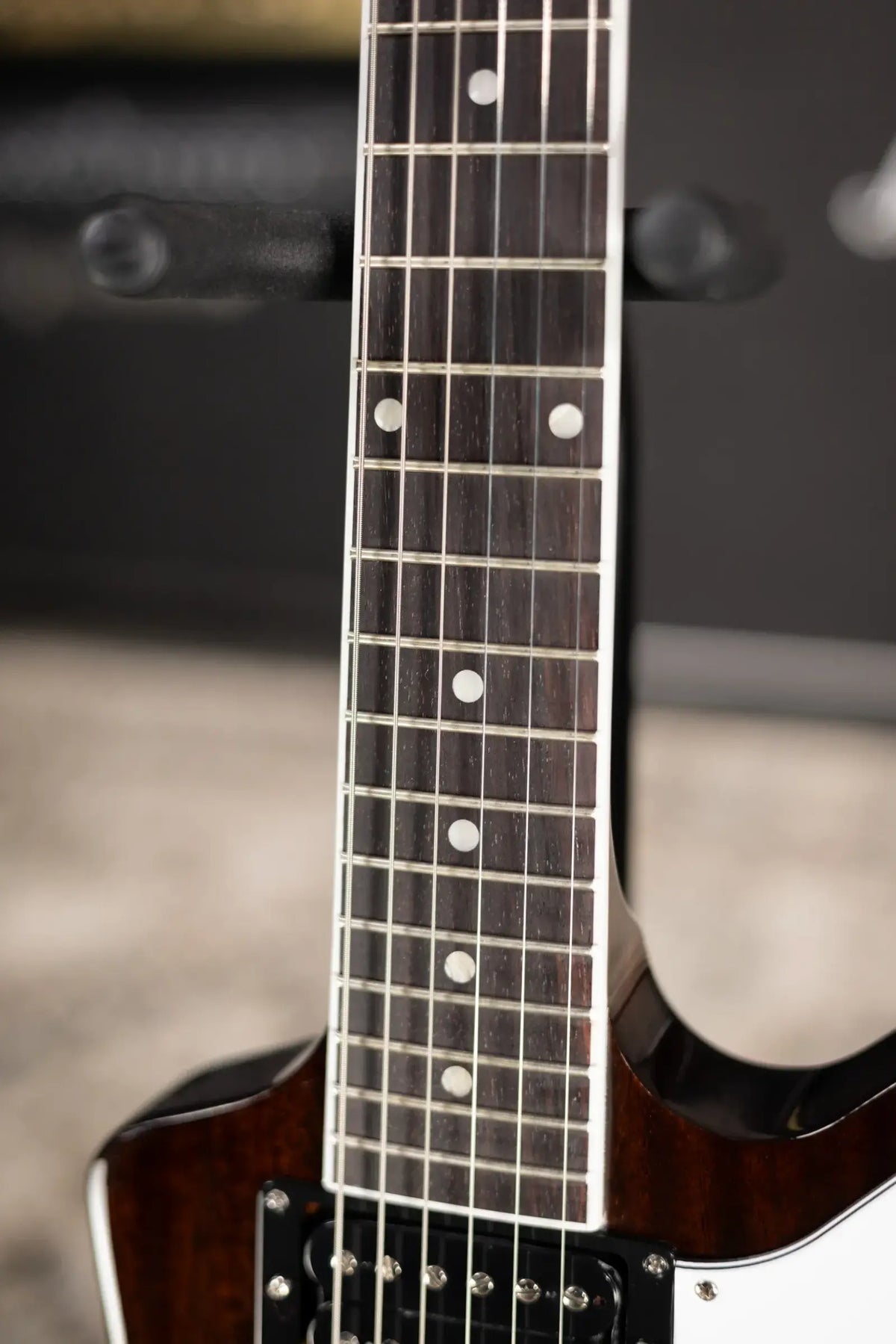 Gibson 70s Explorer Electric Guitar -  Dark Walnut with Hardshell Case