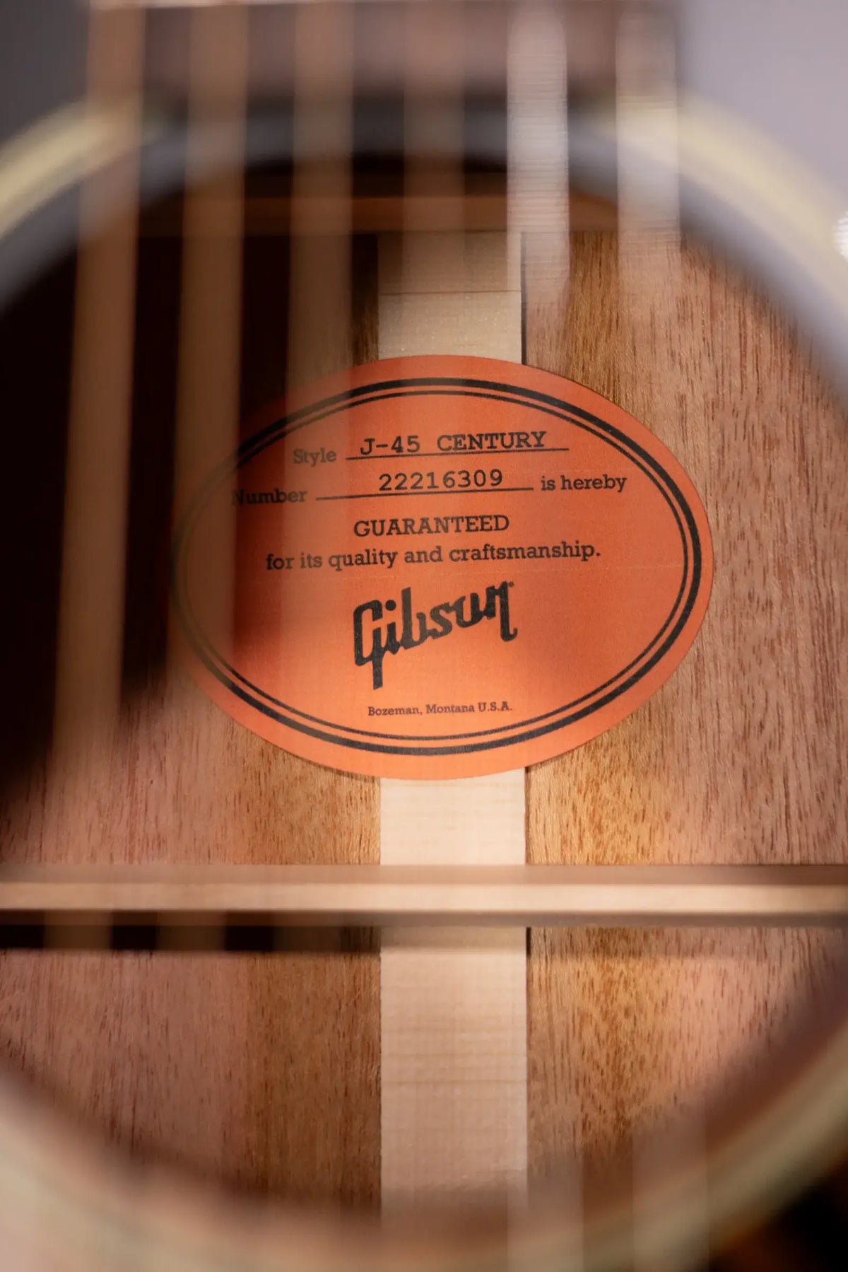 Gibson Century Collection J-45 12-Fret Acoustic Guitar Vintage Sunburst with Hardshell Case