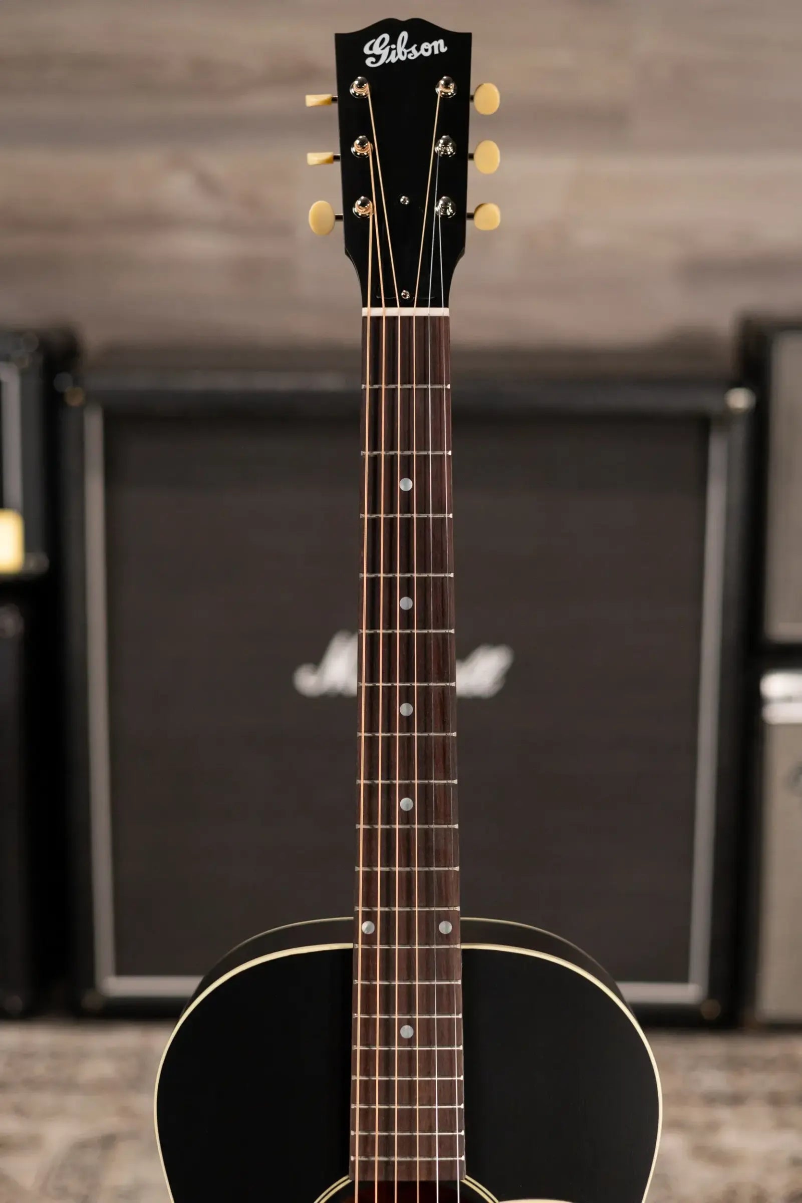 Gibson Century Collection L-00 12-Fret Acoustic Guitar - Ebony with Hardshell Case