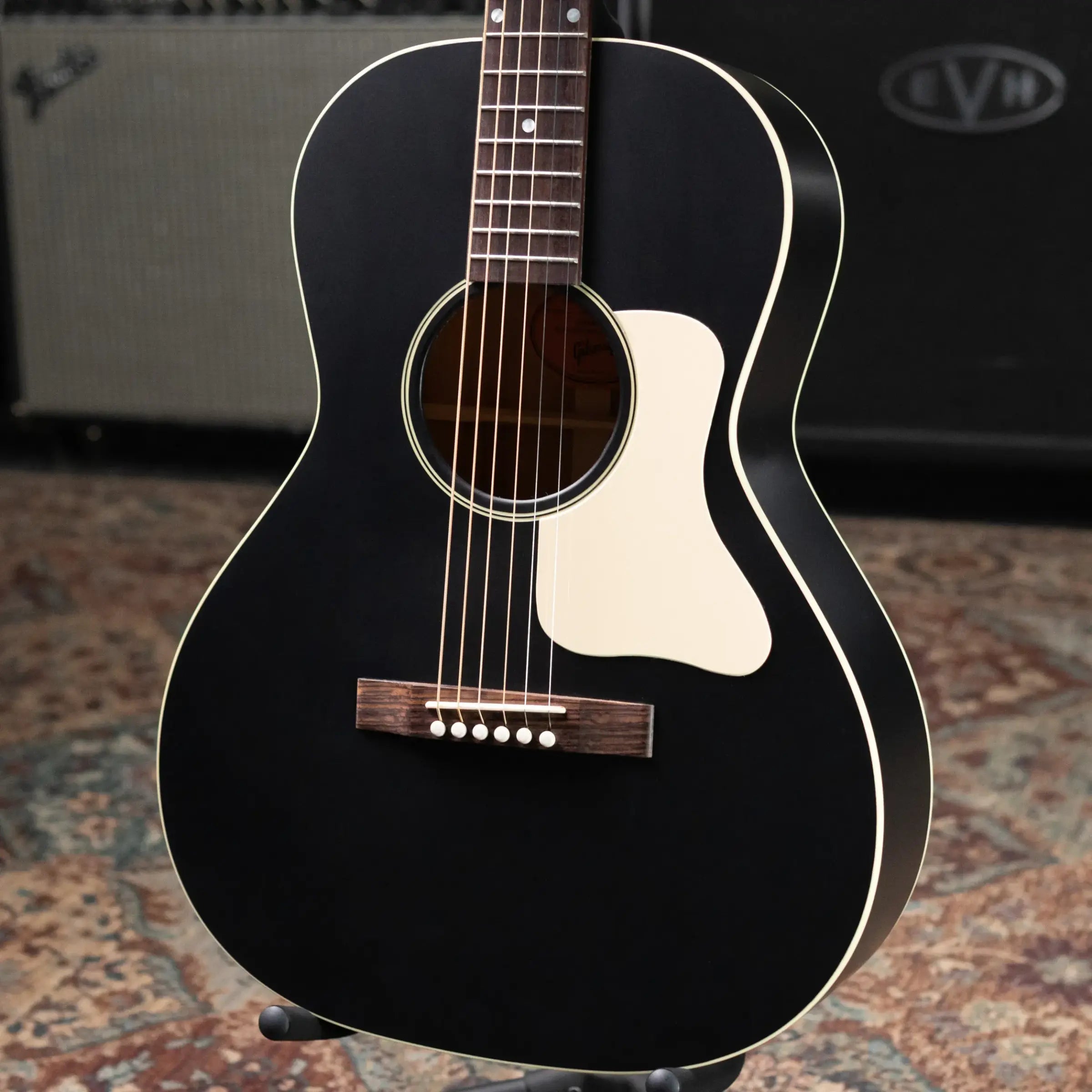 Gibson Century Collection L-00 12-Fret Acoustic Guitar - Ebony with Hardshell Case - B-Stock