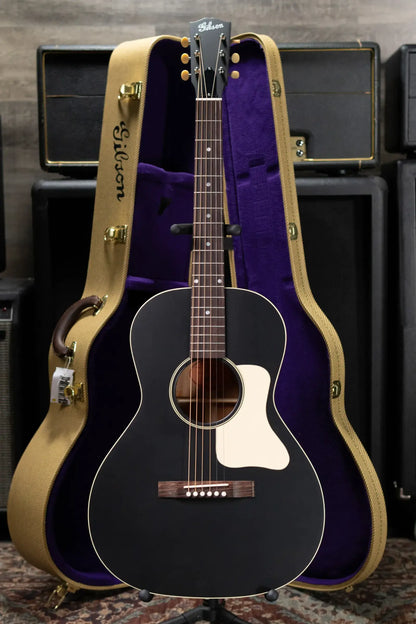 Gibson Century Collection L-00 12-Fret Acoustic Guitar - Ebony with Hardshell Case - B-Stock