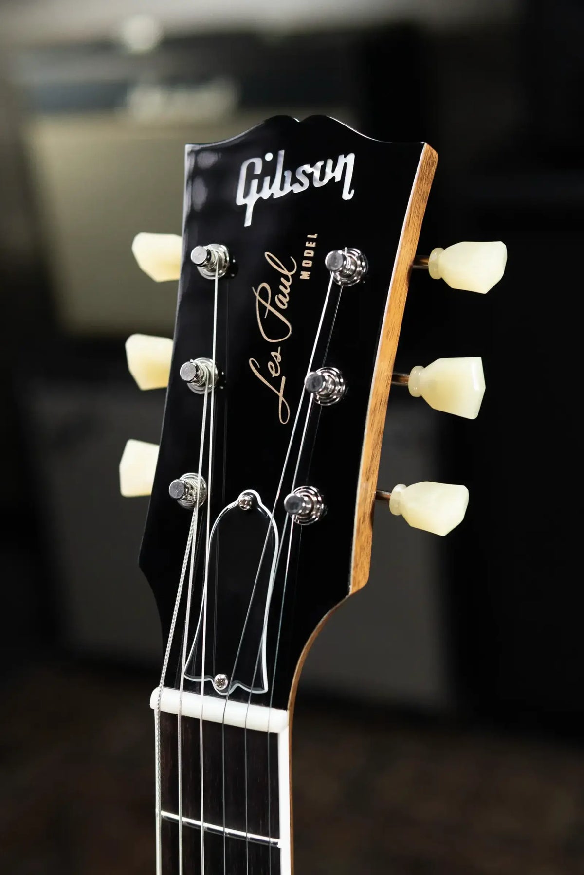 Gibson Custom Les Paul Standard Electric Guitar - Trans Blue with Hardshell Case