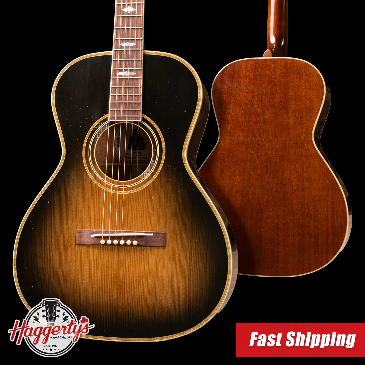 Gibson Custom Shop 1929 Nick Lucas Special Murphy Lab Light Aged Acoustic Guitar - Argentine Grey with Hardshell Case - Demo