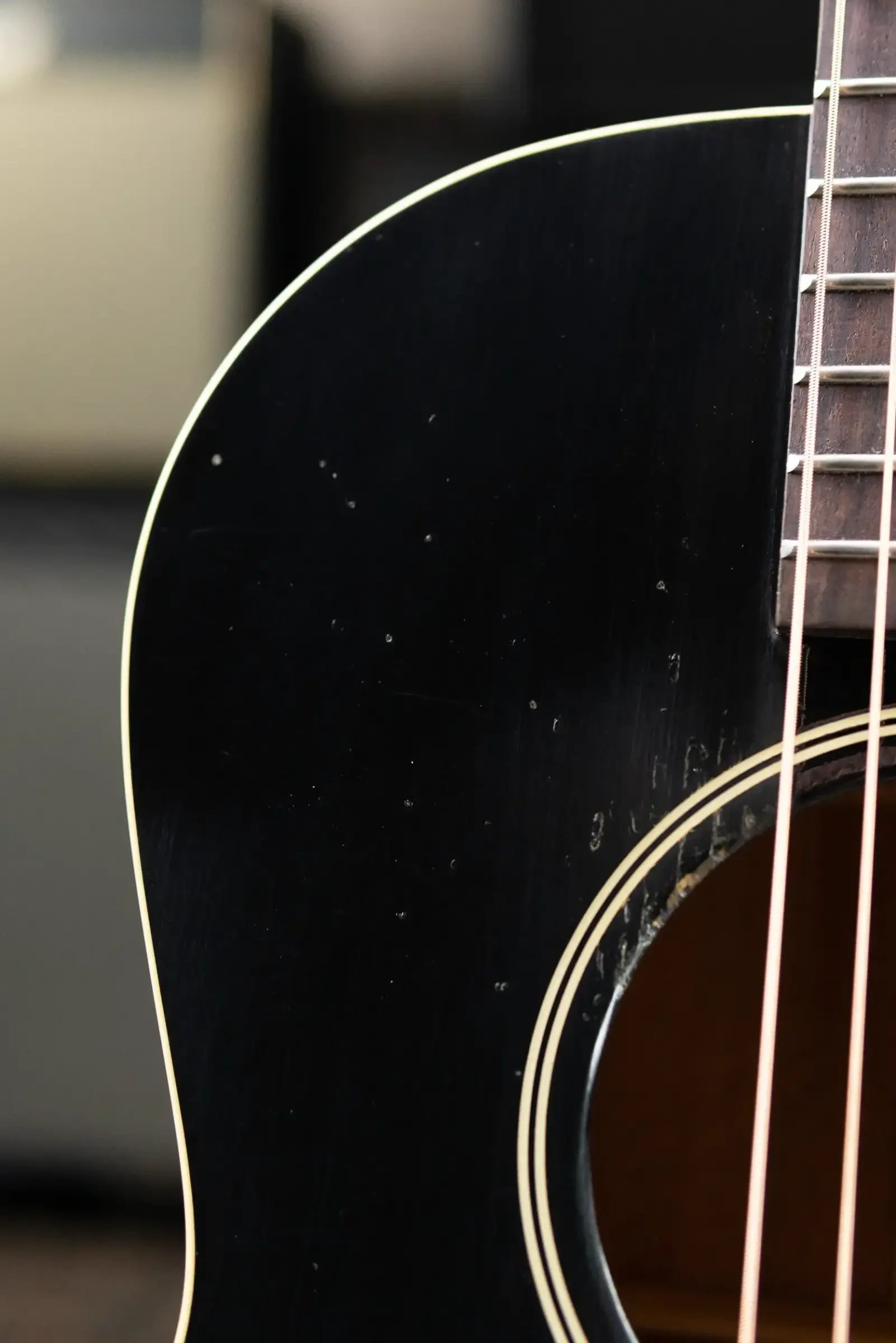 Gibson Custom Shop 1933 L-00 Reissue Murphy Lab Light Aged Acoustic Guitar - Ebony with Hardshell Case