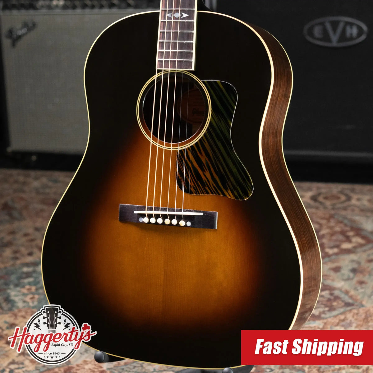 Gibson Custom Shop 1936 Advanced Jumbo Acoustic Guitar - Vintage Sunburst with Hardshell Case
