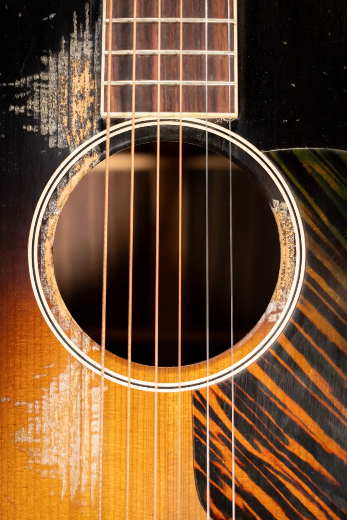 Gibson Custom Shop 1936 Advanced Jumbo Murphy Lab Heavy Aged Acoustic Guitar - Vintage Sunburst with Hardshell Case - Demo