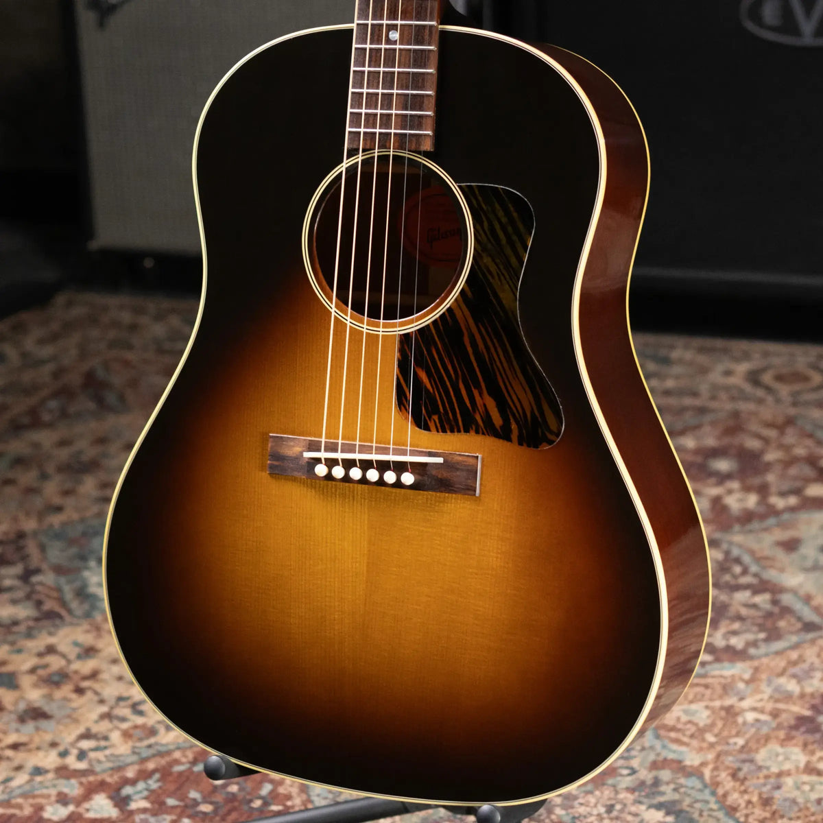 Gibson Custom Shop 1936 J-35 Acoustic Guitar - Vintage Sunburst with Hardshell Case - Used