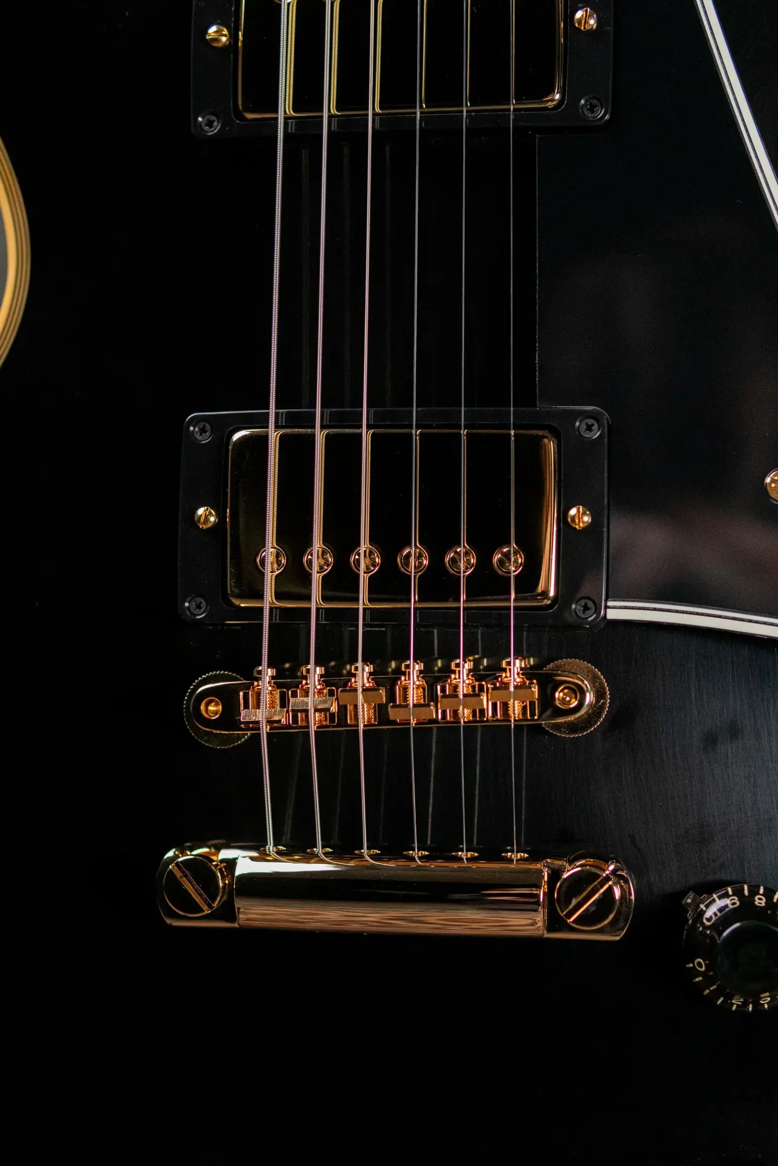 Gibson Custom Shop 1957 Les Paul Custom Reissue 2 Pickup VOS Electric Guitar - Ebony with Hardshell Case