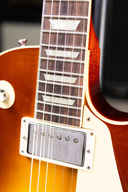 Gibson Custom Shop 1958 Les Paul Standard Reissue - VOS Iced Tea Burst with Brown/Pink Lifton Reissue 5-Latch Case - Used