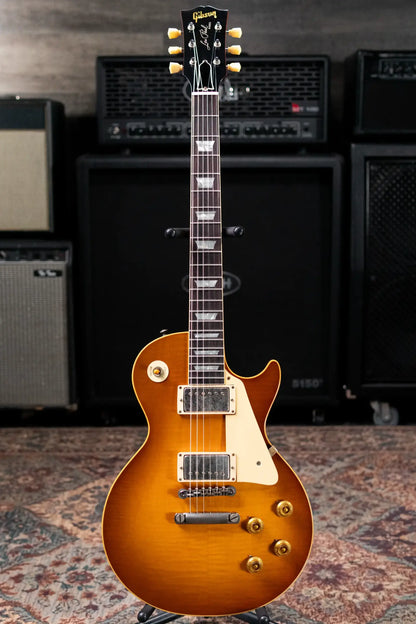 Gibson Custom Shop 1959 Les Paul Standard Murphy Lab Ultra Light Aged Electric Guitar - "AAA" Top Super-Light Mahogany - Sunburst with Hardshell Case - Demo