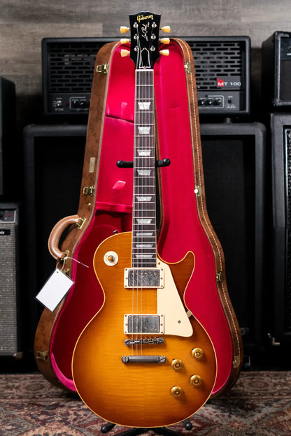 Gibson Custom Shop 1959 Les Paul Standard Murphy Lab Ultra Light Aged Electric Guitar - "AAA" Top Super-Light Mahogany - Sunburst with Hardshell Case - Demo