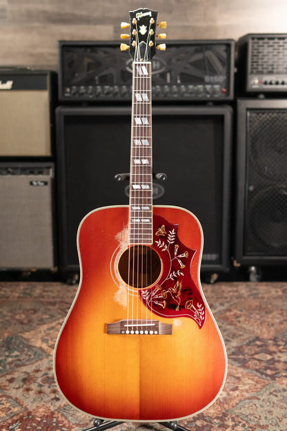Gibson Custom Shop 1960 Hummingbird Murphy Lab Heavy Aged Dreadnought Acoustic Guitar - Heritage Cherry Sunburst with Hardshell Case - Demo