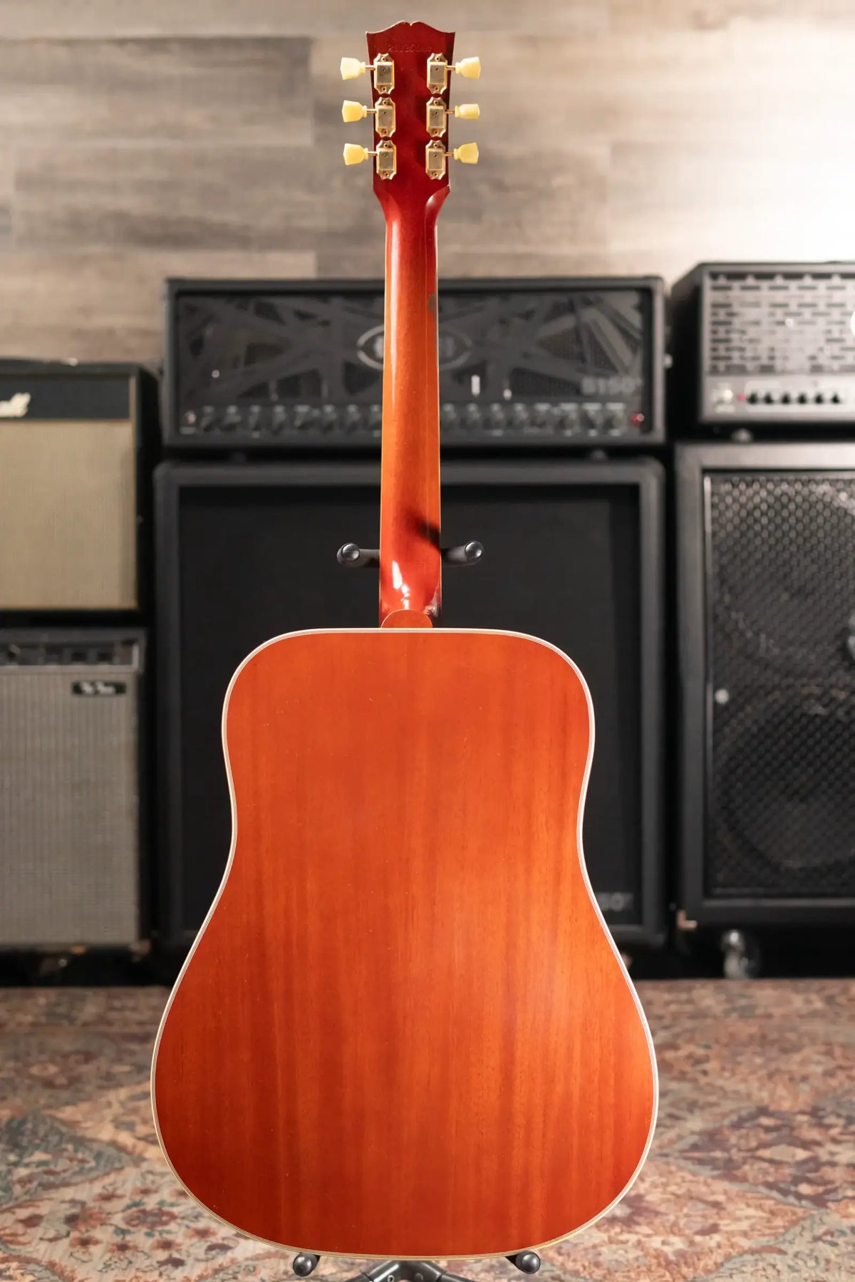 Gibson Custom Shop 1960 Hummingbird Murphy Lab Heavy Aged Dreadnought Acoustic Guitar - Heritage Cherry Sunburst with Hardshell Case - Demo