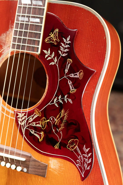 Gibson Custom Shop 1960 Hummingbird Murphy Lab Heavy Aged Dreadnought Acoustic Guitar - Heritage Cherry Sunburst with Hardshell Case - Demo
