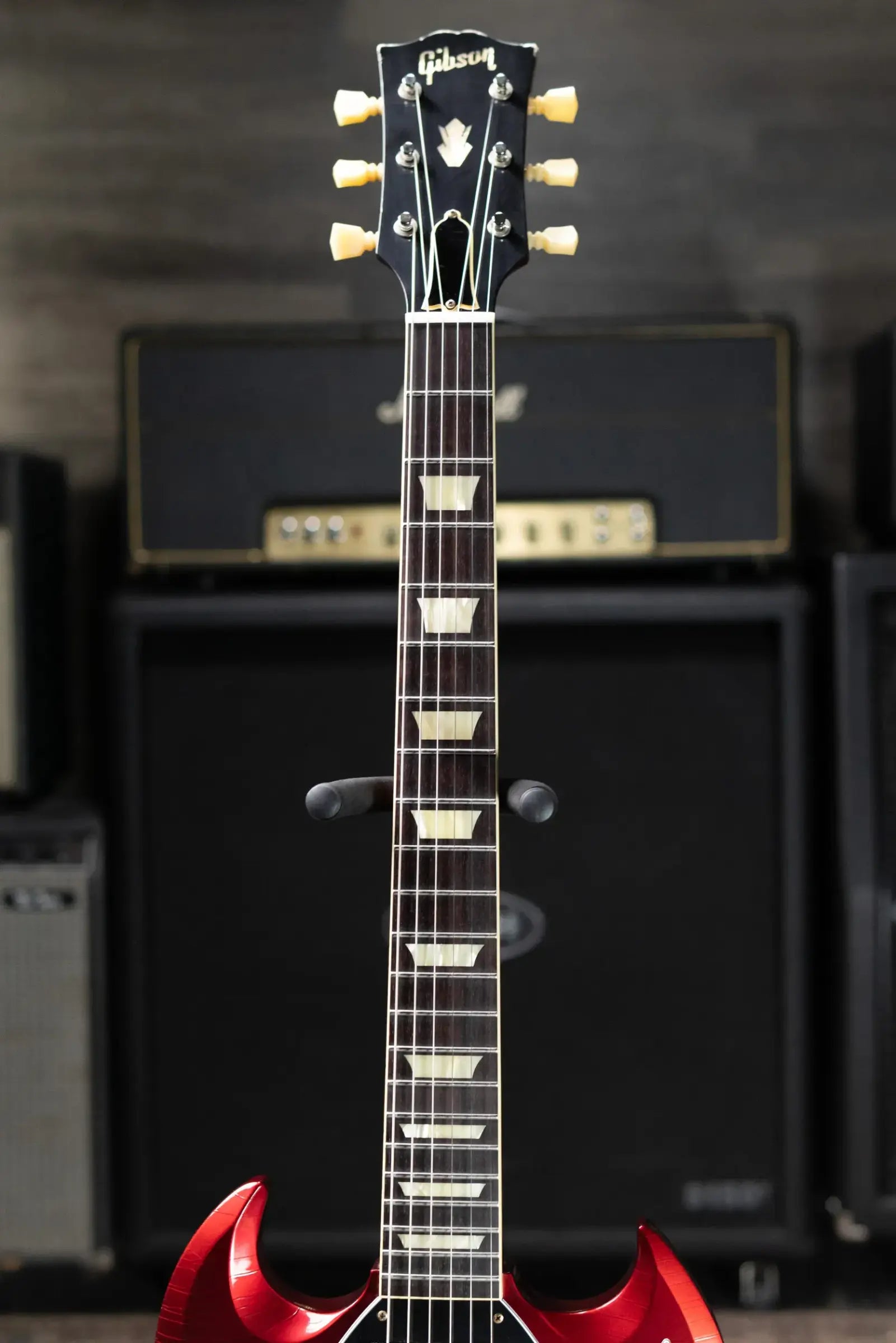 Gibson Custom Shop 1964 SG Standard Batwing Murphy Lab Light Aged Electric Guitar - Sparkling Burgundy with Hardshell Case