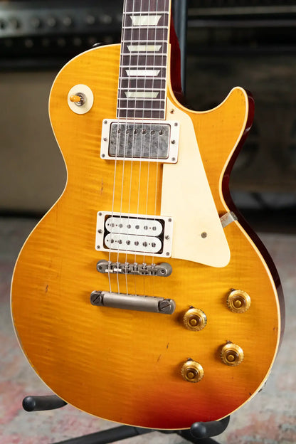 Gibson Custom Shop 1959 Les Paul Standard BOTB Page 116 Murphy Lab Heavy Aged Electric Guitar - Sunburst with Hardshell Case - Demo