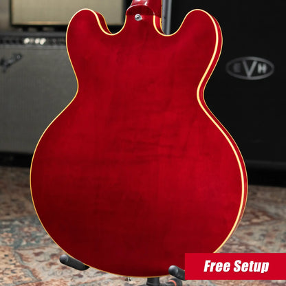 Gibson Custom Shop '62 ES-330 TD Reissue VOS Hollowbody Electric Guitar - Sixties Cherry with Hardshell Case
