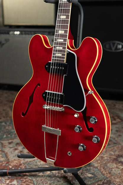 Gibson Custom Shop '62 ES-330 TD Reissue VOS Hollowbody Electric Guitar - Sixties Cherry with Hardshell Case