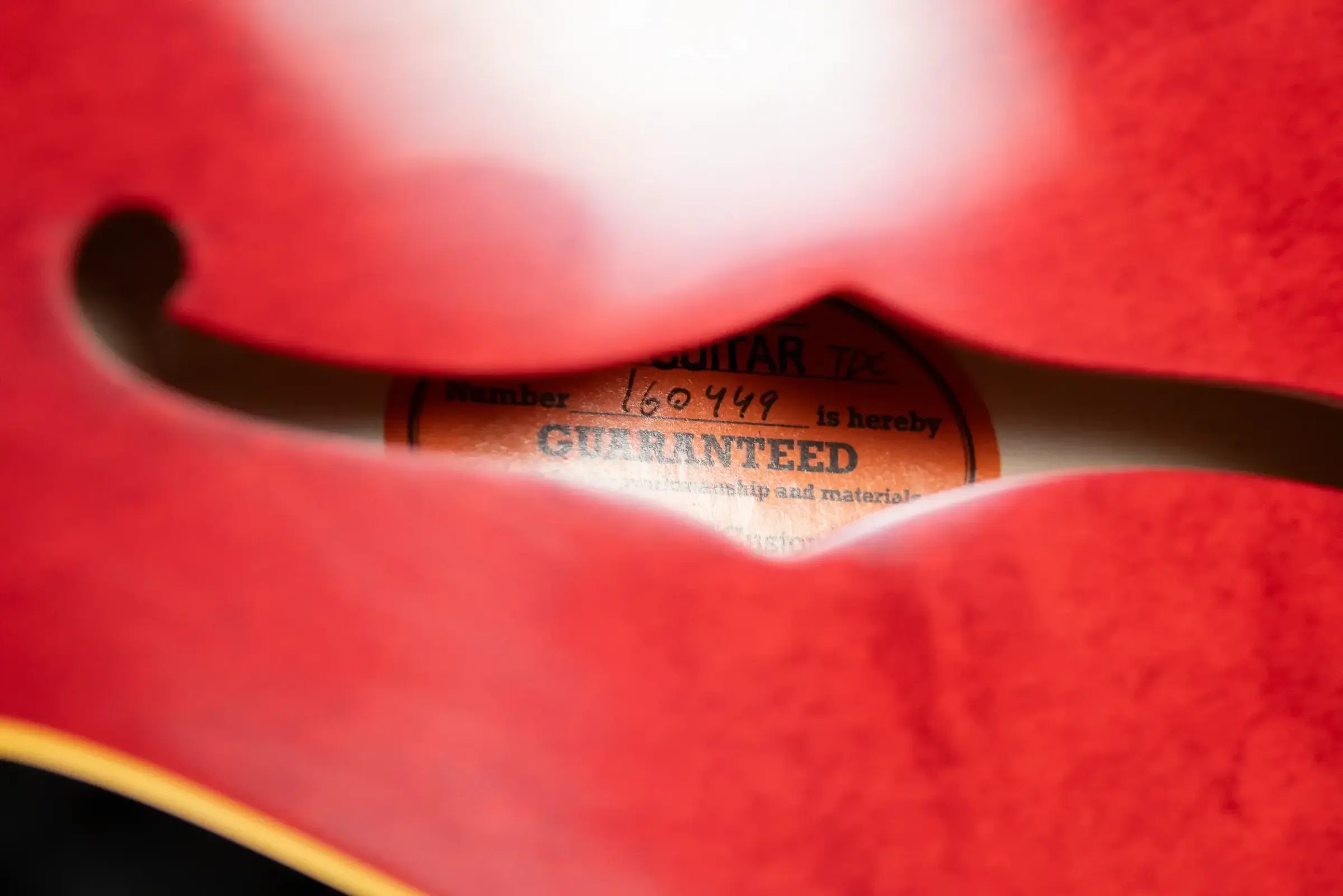 Gibson Custom Shop '62 ES-330 TD Reissue VOS Hollowbody Electric Guitar - Sixties Cherry with Hardshell Case