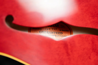 Gibson Custom Shop '62 ES-330 TD Reissue VOS Hollowbody Electric Guitar - Sixties Cherry with Hardshell Case