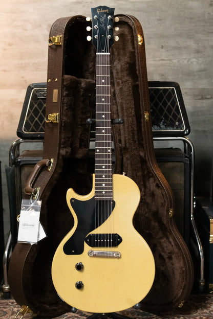 Gibson Custom Shop Left Handed 57 Les Paul Junior VOS TV Yellow with Hardshell Case 671bdbfdb38ec