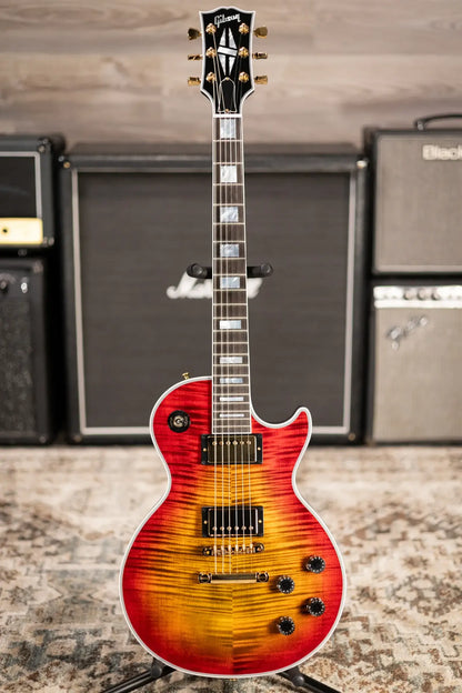 Gibson Custom Shop Les Paul Axcess Custom Figured Top Electric Guitar - Bengal Burst with Hardshell Case