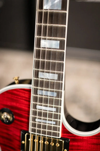 Gibson Custom Shop Les Paul Axcess Custom Figured Top Electric Guitar - Bengal Burst with Hardshell Case