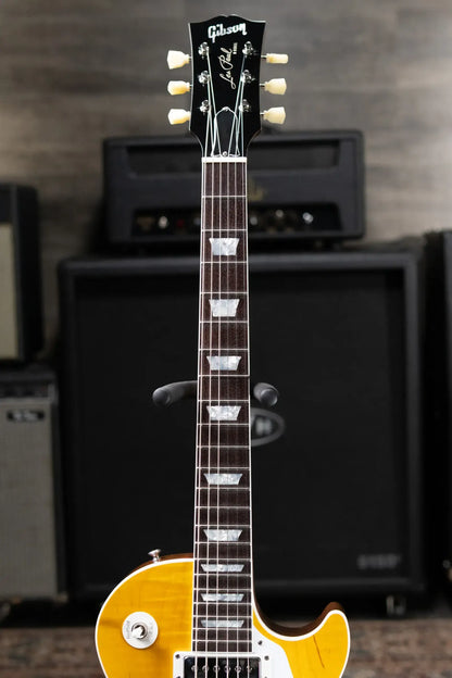 Gibson Custom Shop Les Paul Standard Electric Guitar - Translucent Amber Gloss with Hardshell Case